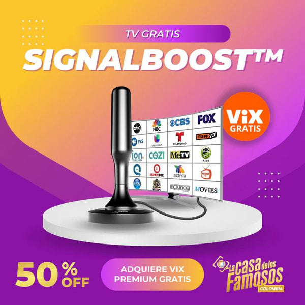 SignalBoost™ │ATENA DIGITAL HDTV 4K + COMBO Boost GRATIS (Funciona en todos los TV)